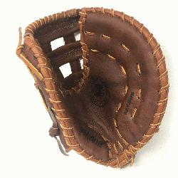 2.5 H Web Walnut Baseball First Base Mitt (Right Handed Throw) : 12.5 Pattern Walnut Leather.